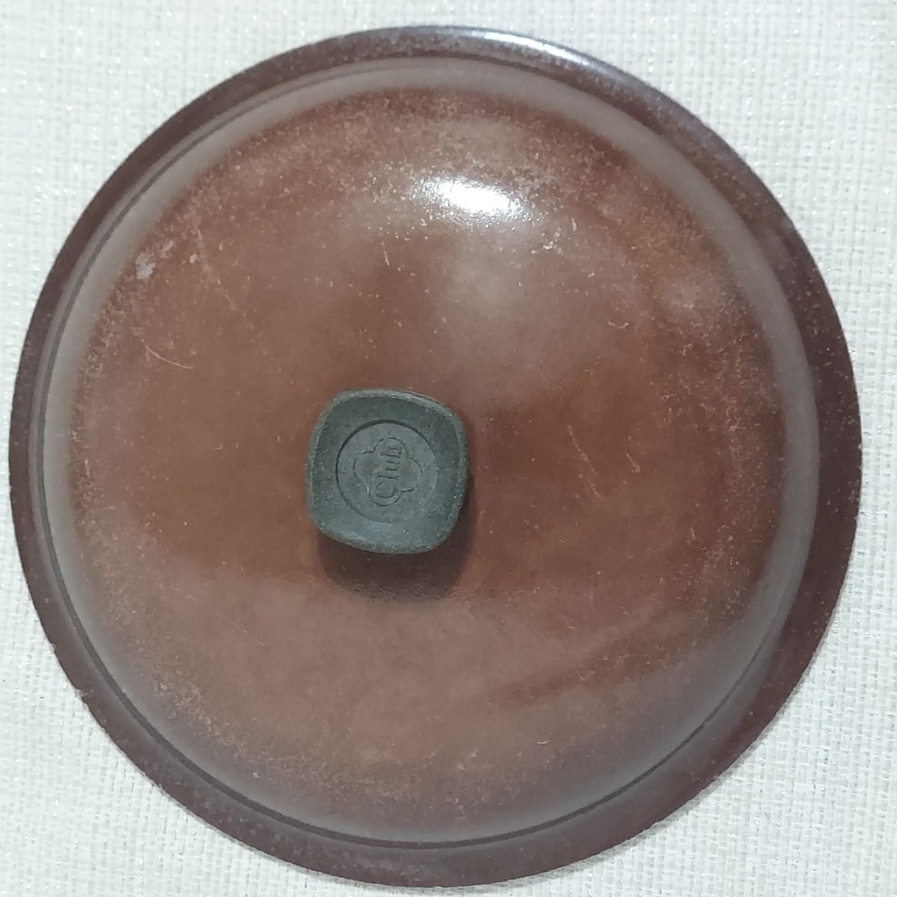 VTG Club Aluminum Replacement 9 1/2"‎ Lip 10 3/8" Edge Brown - Lid ONLY